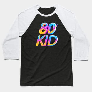 Eighties Kid Baseball T-Shirt